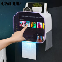 Load image into Gallery viewer, ONEUP Portable Toilet Paper Holder Plastic Waterproof Paper Dispenser For Toilet Home Storage Box Bathroom Accessories
